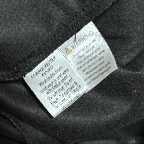 Windsor Faux Leather Paper Bag Shorts - Picture 6 of 9